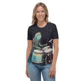 Harmonic Groove Women's Crew Neck on a model.